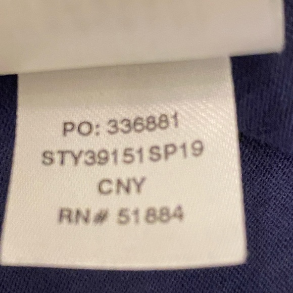 Patagonia Mens Blue Cotton Short Sleeve T-Shirt / Logo on Back/ Size M Slim Fit - Picture 10 of 11